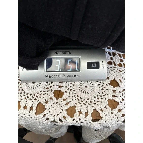 LL Bean Pea Coat Womens Plus 1X Bellandi Italian Soft Wool Insulated Black - Picture 12 of 12